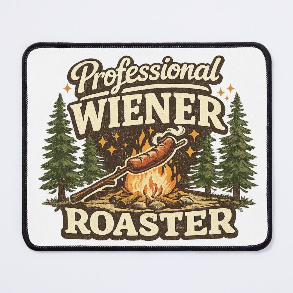 Item preview, Professional Wiener Roaster Funny Camping Campfire Food Design designed and sold by KBTshirts.