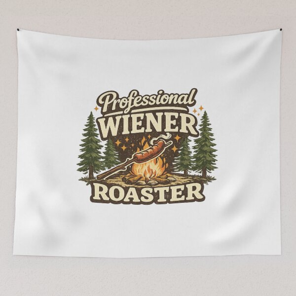 Item preview, Professional Wiener Roaster Funny Camping Campfire Food Design designed and sold by KBTshirts.