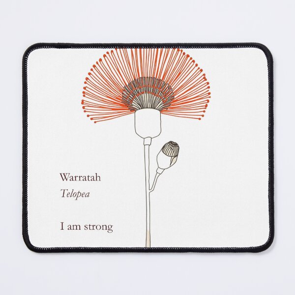 Item preview, Waratah - I am strong designed and sold by kayracodes.