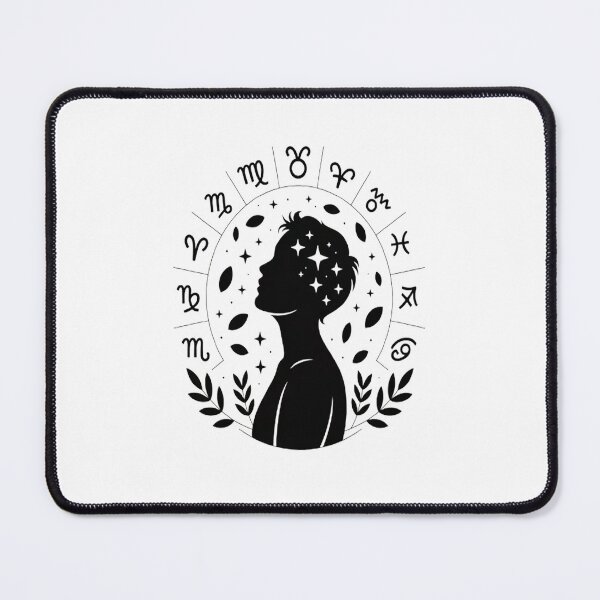 Item preview, Starry Thoughts In Zodiac Harmony Astrology Vibes designed and sold by NicolaMail.