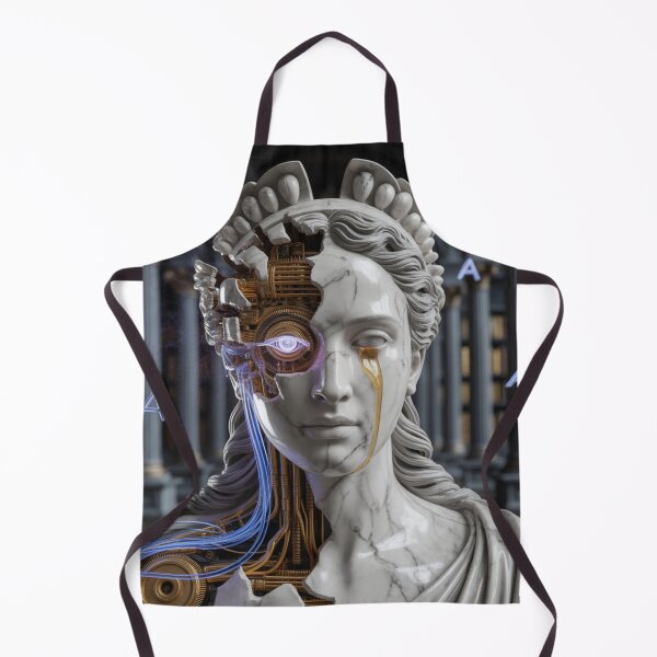 Item preview, Future Visions: Broken Goddess - Cyber-Renaissance Statue designed and sold by THEARTCURATİON .