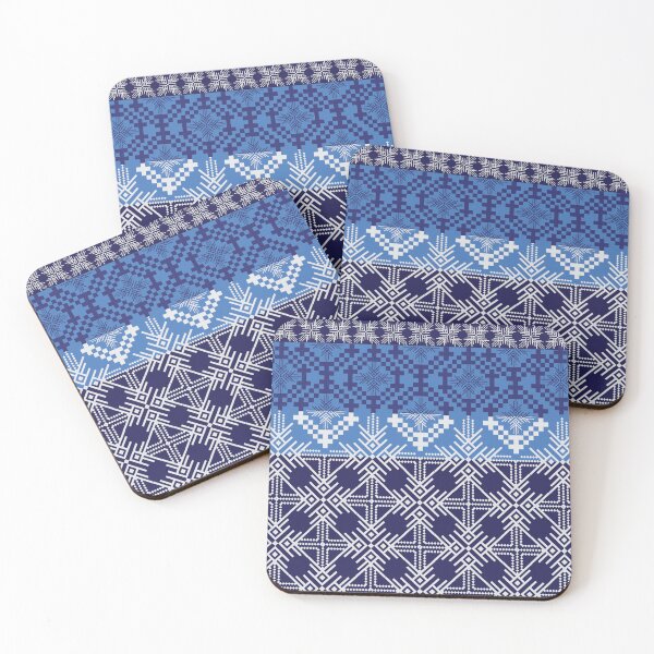 Item preview, Thai traditional textile pattern reimagined in pixel art style designed and sold by Line-Aura.