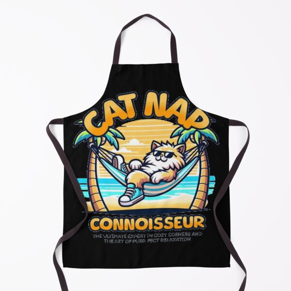 Item preview, Cat Nap Connoisseur - Funny Chill Summer Kitten Graphic designed and sold by GenZFashion000.