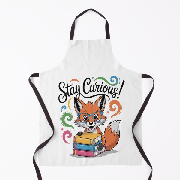 Item preview, Stay Curious Foxy Wisdom For Book Lovers designed and sold by NicolaMail.