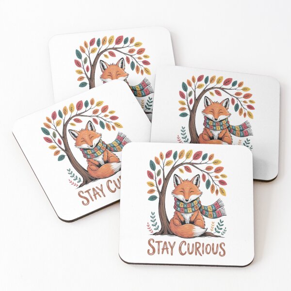 Item preview, Stay Curious Under Autumn Leaves Fox Magic designed and sold by NicolaMail.