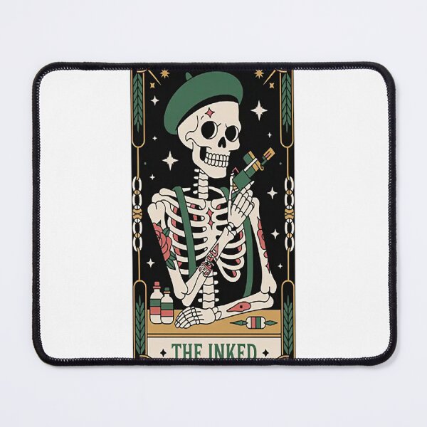 Item preview, Tattooist Artist Tattoo Tattoos - Skeleton Tarot Card designed and sold by mandiana.
