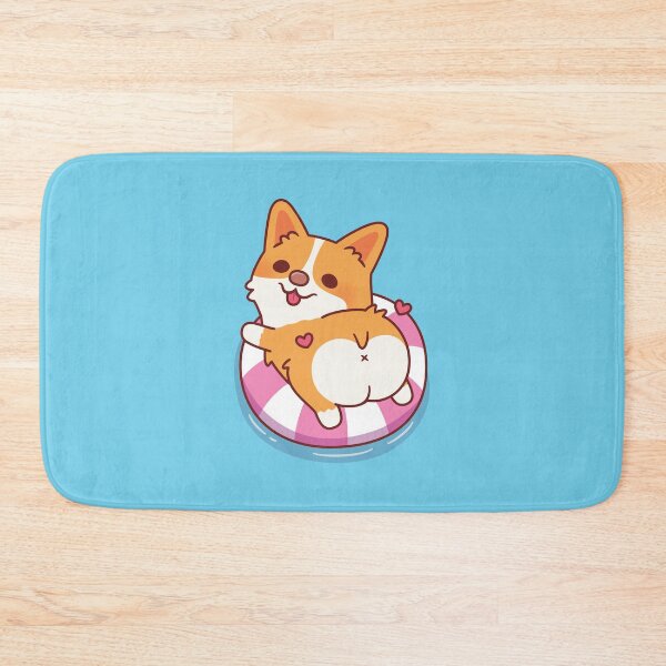 Item preview, Cute Corgi Chilling On Pool Float Summer designed and sold by rustydoodle.