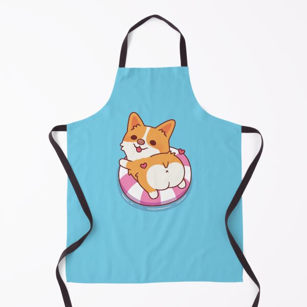 Item preview, Cute Corgi Chilling On Pool Float Summer designed and sold by rustydoodle.