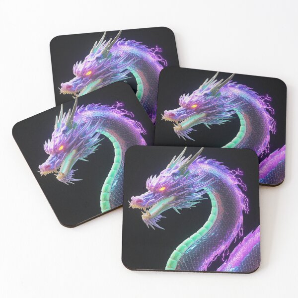 Item preview, Neon Silk Dragon - Cyber Myth designed and sold by THEARTCURATİON .