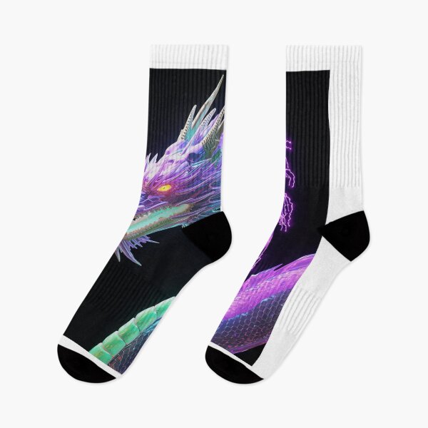 Item preview, Neon Silk Dragon - Cyber Myth designed and sold by THEARTCURATİON .