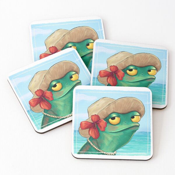 Item preview, Sassy Frog Summer Beach Aesthetic designed and sold by art-injoy.