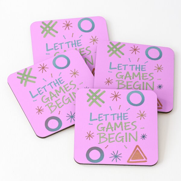 Item preview, Colorful Let the Games Begin Gaming Design designed and sold by VantagePrints.