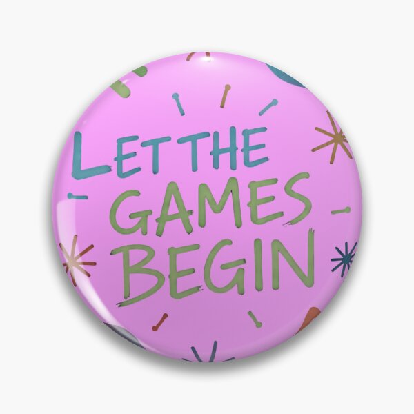 Item preview, Colorful Let the Games Begin Gaming Design designed and sold by VantagePrints.