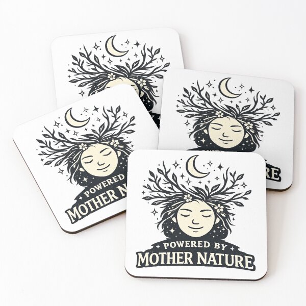Item preview, Powered by Mother Nature | Simple Nature Design designed and sold by KRBN-Studio.