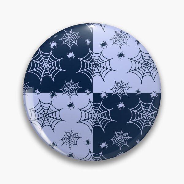 Item preview, Dark blue and light blue interchange web pattern designed and sold by serenebookworm.