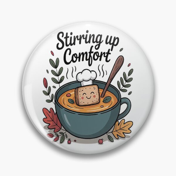 Item preview, Stirring Up Comfort Cozy Soup Days Ahead Kitchen Lover designed and sold by NicolaMail.