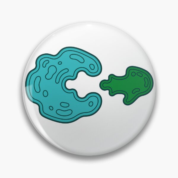 Item preview, Phagocytosis Illustration Amoeba and Bacteria designed and sold by Bio Tech Art.
