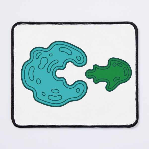 Item preview, Phagocytosis Illustration Amoeba and Bacteria designed and sold by Bio Tech Art.