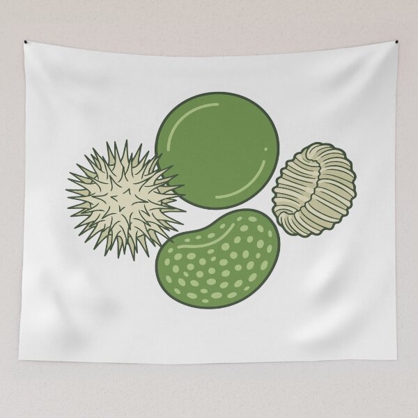 Item preview, Botanical Collection Spores and Pollen Sticker Style designed and sold by Bio Tech Art.