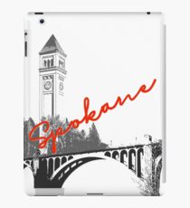 Spokane Uhrturm Monroe Street Bridge iPad-Hülle & Klebefolie