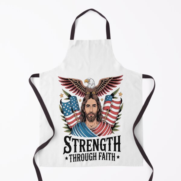 Item preview, Strength Through Faith In God We Trust Patriotic Spirituality designed and sold by NicolaMail.