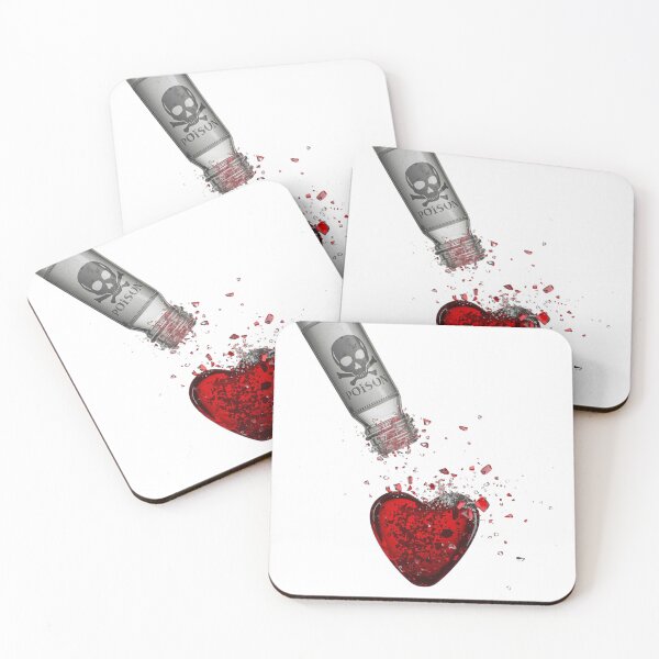 Item preview, Shattered Heart Poison - Dark Romance Aesthetic designed and sold by LoveIsPoison.