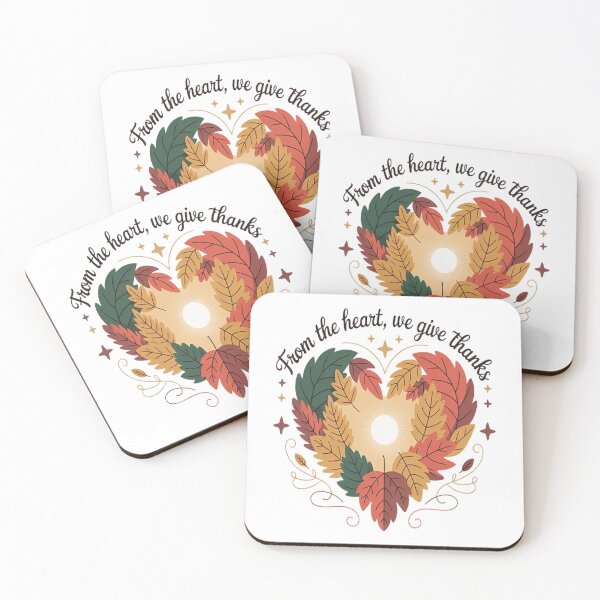 Item preview, Thankful Hearts From The Heart We Give Thanks Gratitude Season designed and sold by mandiana.