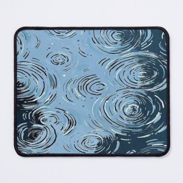 Item preview, Drawing of white waterdrop let design designed and sold by NivyasArtistry.