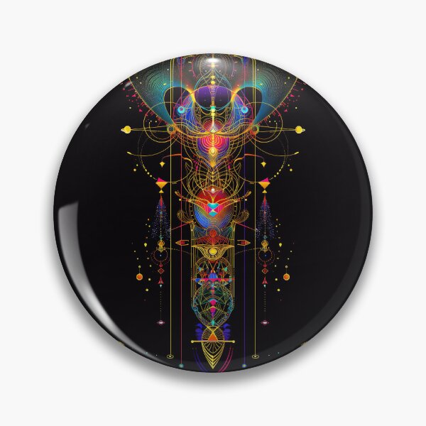 Item preview, Om Sacred Geometry – Psychedelic Rave Art designed and sold by LenariumArt.
