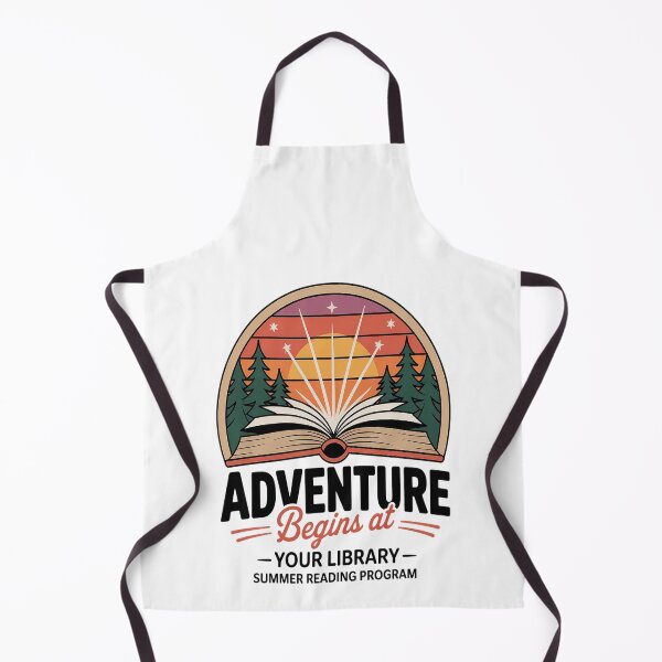 Item preview, Summer Reading Program Adventure Begins at Your Library designed and sold by NicolaMail.