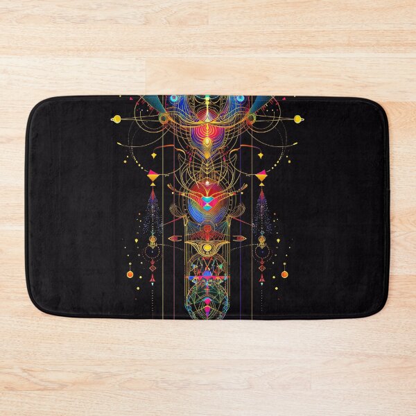 Item preview, Om Sacred Geometry – Psychedelic Rave Art designed and sold by LenariumArt.