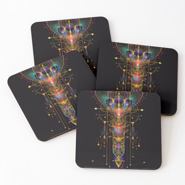 Item preview, Om Sacred Geometry – Psychedelic Rave Art designed and sold by LenariumArt.