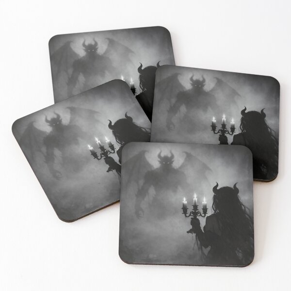 Item preview, The Study of Shadows – Dark Academia Gothic Art Print designed and sold by cr6zym1nd.