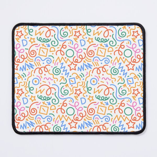 Item preview, Fun Colorful Geometric Confetti Doodled Pattern designed and sold by alaoglu.