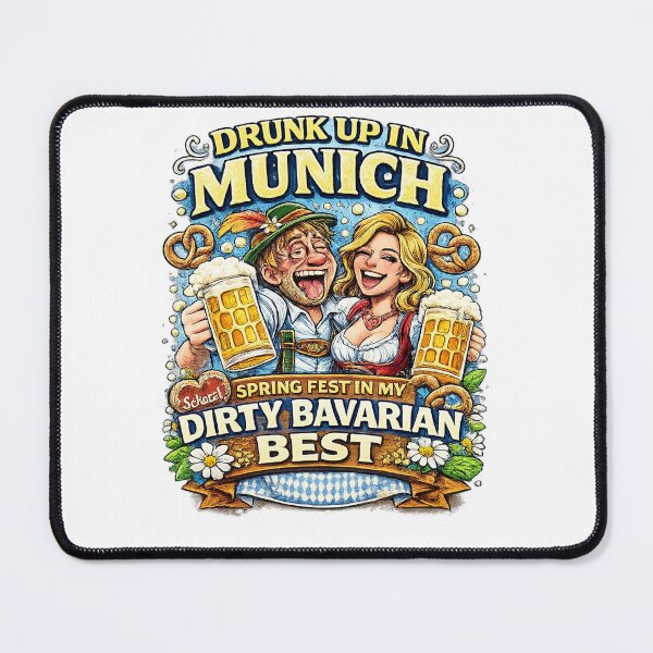 Item preview, Drunk Up in Munich – Funny Oktoberfest Beer Lover Shirt | Bavarian Festival Party Design | German Beer Mug Graphic Tee designed and sold by Sushikidsntod.
