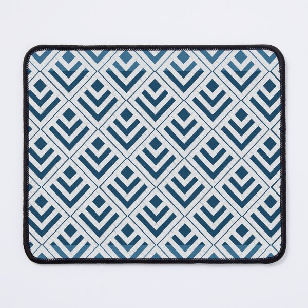 Item preview, White and blue pixel art pattern featuring a clean, fresh, and calming aesthetic designed and sold by Line-Aura.