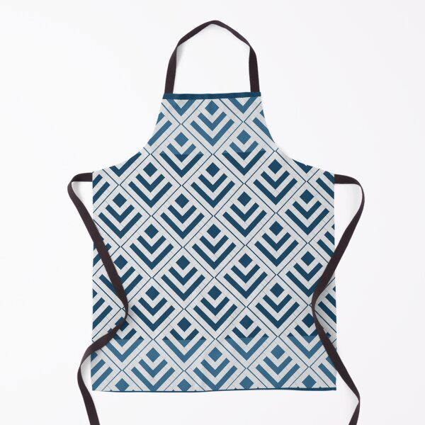 Item preview, White and blue pixel art pattern featuring a clean, fresh, and calming aesthetic designed and sold by Line-Aura.