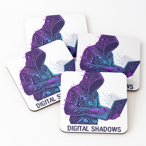 Item preview, Digital Shadow Hacker Anonymous Shirt designed and sold by KurtByteStudio.