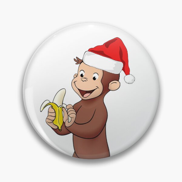 Item preview, curious george eat banana on winter season designed and sold by oran9e.