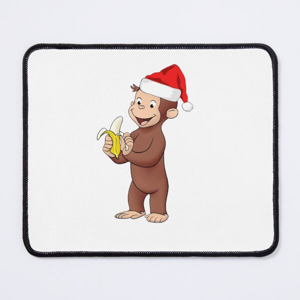 Item preview, curious george eat banana on winter season designed and sold by oran9e.