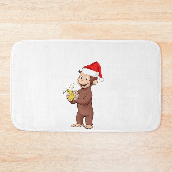 Item preview, curious george eat banana on winter season designed and sold by oran9e.