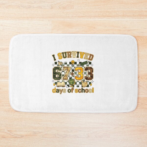 Item preview, I Survived 67+33 Days of School Funny Student Humor designed and sold by gladysenglish.