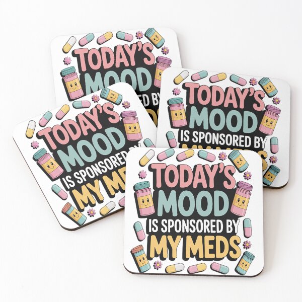 Item preview, Today's Mood Is Sponsored By My Meds _1_2 designed and sold by mandiana.