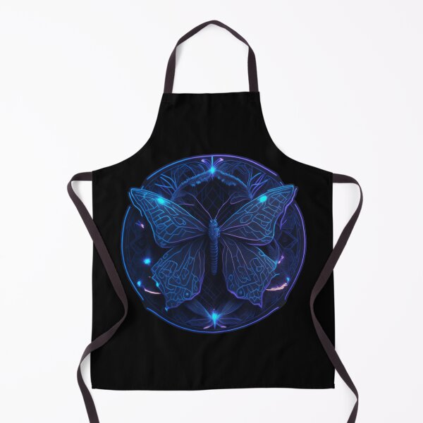 Item preview, Butterfly Cyberpunk Neon Totem Animal Psytrance Rave Visionary art designed and sold by LenariumArt.