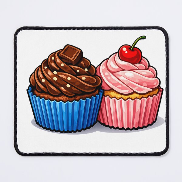 Item preview, Duo of Cupcakes – Illustrated Treat designed and sold by Elyna-Shop.