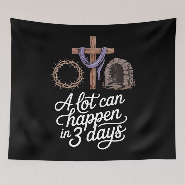 Item preview, A Lot Can Happen In 3 Days Gift for a Christian Easter Day designed and sold by Moon-Ape.