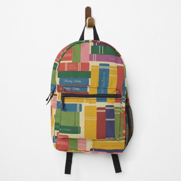 Item preview, Colorful Stacked Books Seamless Pattern designed and sold by Midnight Veil Designs.