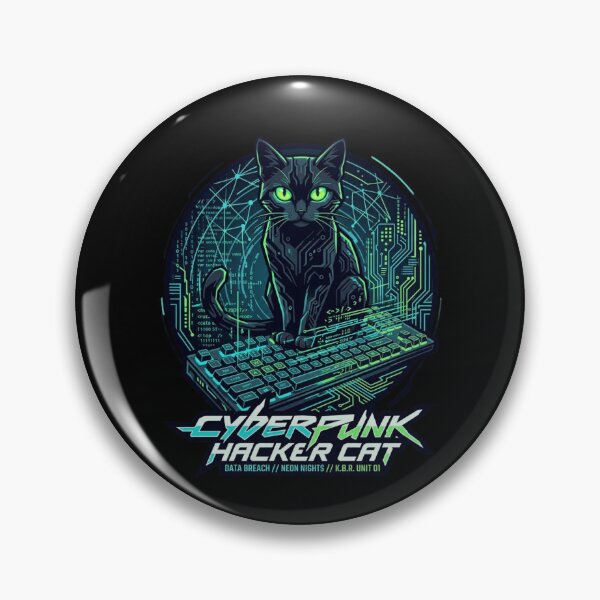 Item preview, Hacker Cat  Anonymous Hacker Shirt designed and sold by KurtByteStudio.