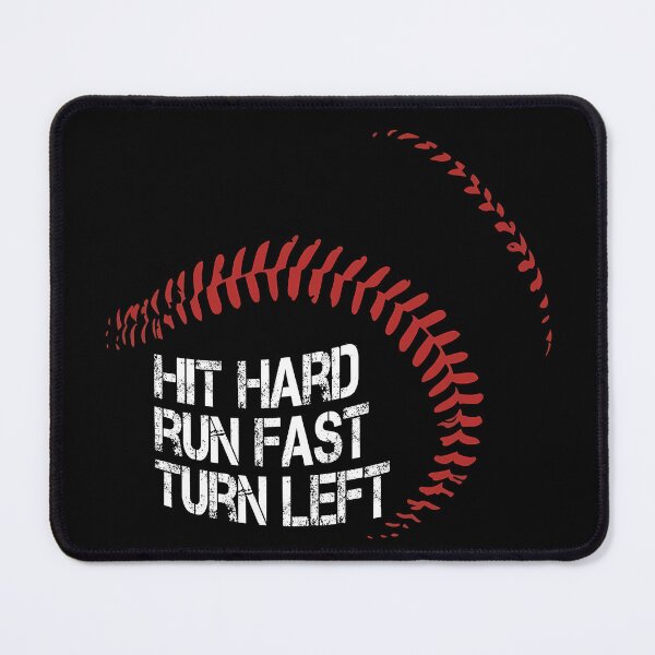 Item preview, Hit Hard Run Fast Turn Left Baseball Player designed and sold by KIROSALS.