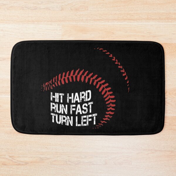 Item preview, Hit Hard Run Fast Turn Left Baseball Player designed and sold by KIROSALS.